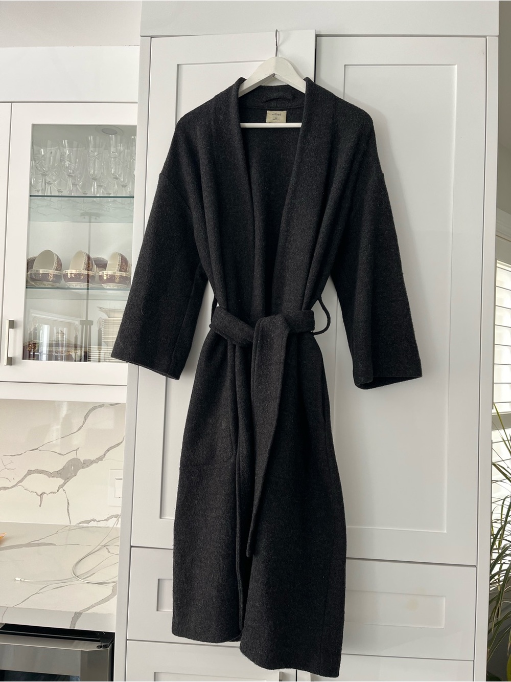 Aritzia Wilfred Wool Robe Coat - 100% Merino Wool